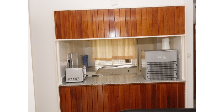 One-bedroom apartment kitchen